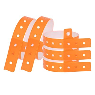 공장 일회용 맞춤식 손목밴드 네온 다색 플라스틱 비닐 PVC 방수 이벤트 선물 손목밴드