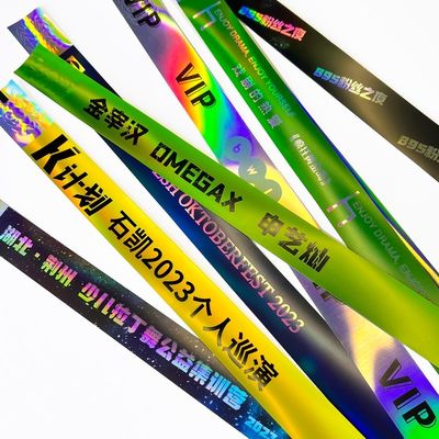 이벤트 콘서트 음악 페스티벌용 조절 가능한 플라스틱 반짝이는 레이저 손목밴드
