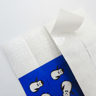 조정 가능한 맞춤형 Tyvek 종이 손목밴드 개인화 된 열 저항성 이벤트