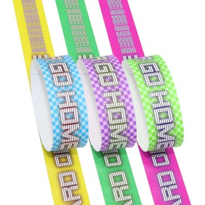 다양한 컬러 풀 컬러 프린트 손목밴드