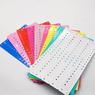맞춤식 로고 전문 PVC 일회용 엔터테인먼트 입장권 방수 팔찌 식별 손목밴드